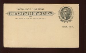 Puerto Rico UX1 Overprint Unused Postal Card LV2714