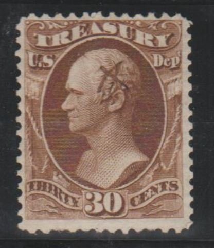U.S. Scott #O81 Hamilton - Treasury Dept Official Stamp - Used Single