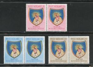 VATICAN CITY PAIR OF SCOTT189/91 MINT NH--SCOTT VALUE $47.80