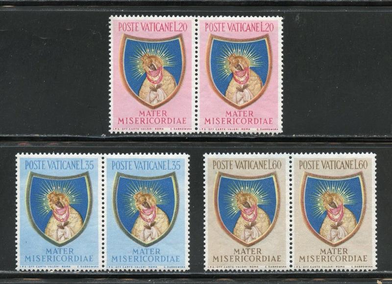 VATICAN CITY PAIR OF SCOTT189/91 MINT NH--SCOTT VALUE $47.80