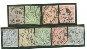 North German Confederation #13-19/21-22 Used Single