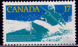 Canada, 1979, White Water Kayak, 17c, sc#833, used