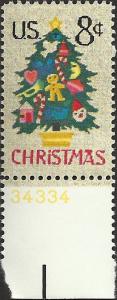 # 1508 MINT NEVER HINGED CHRISTMAS TREE