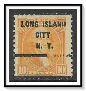 US Precancel #715 Long Island City NY Used