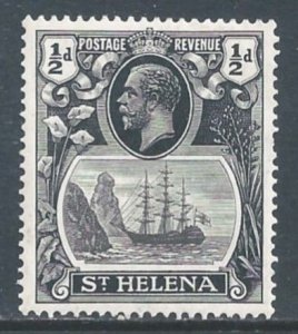 St. Helena #79 MH 1/2p Badge of the Colony