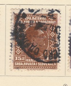 A5P63F218 Yugoslavia 1926-27 15d used