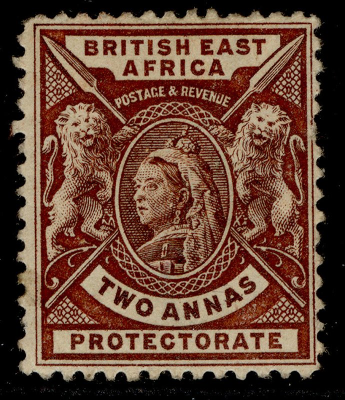 BRITISH EAST AFRICA QV SG67, 2a chocolate, M MINT. Cat £14.