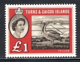 Turks & Caicos #135,  Unused,  VF,  CV $50.00   ....   6610074