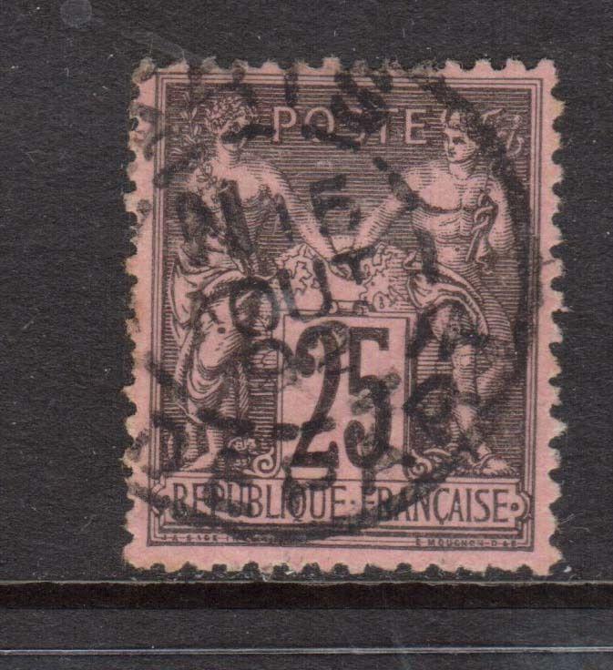 France #93 VF Used With CDS Cancel