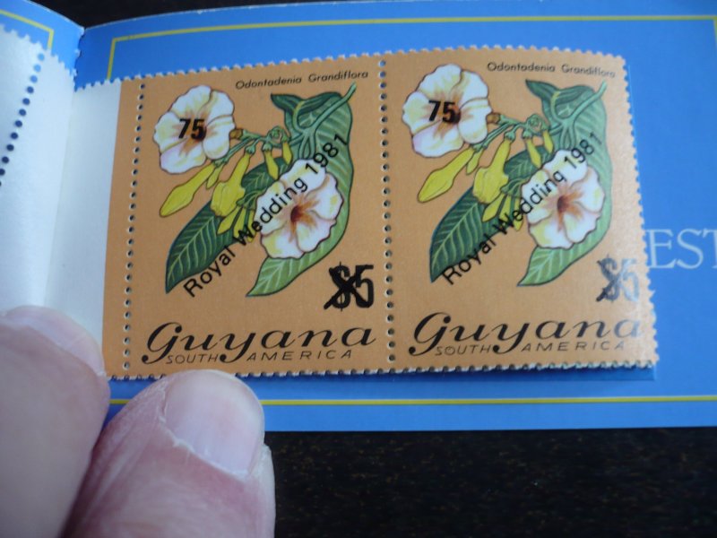 Stamps - Guyana - Scott# 331-333 - Mint Never Hinged Booklet