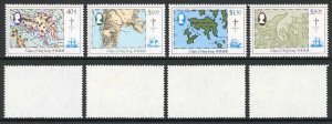 Hong Kong SG454/7 1984 Maps on Hong Kong Set of 4 U/M Cat 11.50