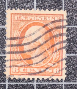 Scott 379 - 6 Cents Washington - Used - PSE Cert Grade  90J - SCV - $75.00