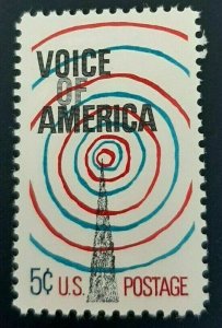 Scott #1329 - 5 Cent Stamp Voice of America, Transmission Tower- MNH 1967