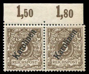 German Colonies, Caroline Islands #1 (Mi. 1II) Cat€49, 1900 3pf light brown...