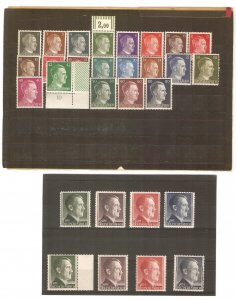 Germany 1941-44 Hitler definitives