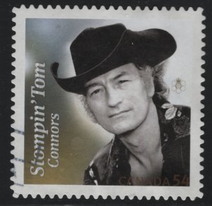 Canada 2009 used Sc 2334b 54c Stompin' Tom Connors ex booklet