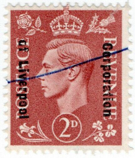 (I.B) George VI Commercial Overprint : Corporation of Liverpool