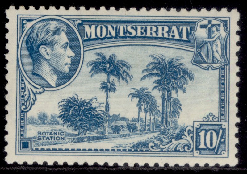 MONTSERRAT GVI SG111, 10s pale blue, LH MINT. Cat £23.