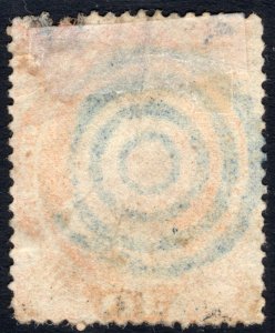 Scott 38, Blue Target Cancel, CV $530