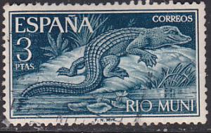 Rio Muni - 41 - 1964 Dwarf Crocodile