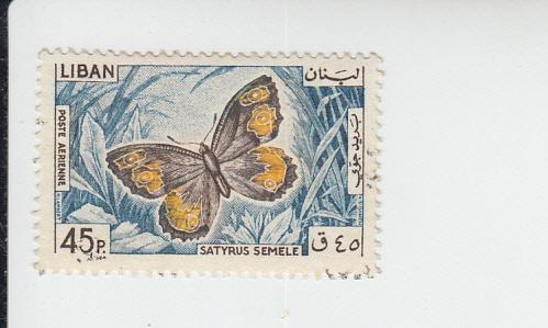 1965 Lebanon Butterfly (Scott C430) MDG