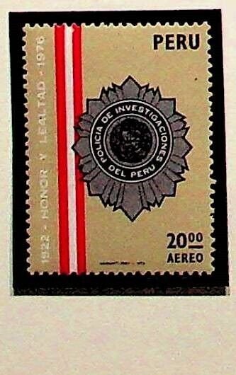PERU Sc C457 NH ISSUE OF 1976 - POLICE