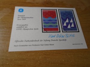 Germany  # Natiomal Championship 1984  MNH  Mini sheet , no gum as issued