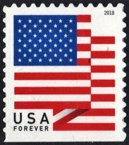 U.S.#5262 U.S. Flag With Fold 50c Booklet Single, MNH.