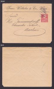 AUSTRIA, Pre-stamped cover from Vienna to Aachen Germany