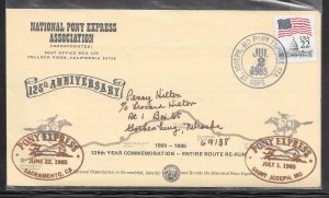 Just Fun Cover #2115 Sacramento - St Joseph Pony Express 125 Years Comm (A901)