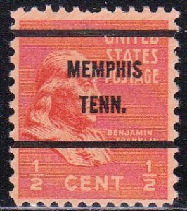 Precancel - Memphis, TN PSS 803-61 - Bureau Issue