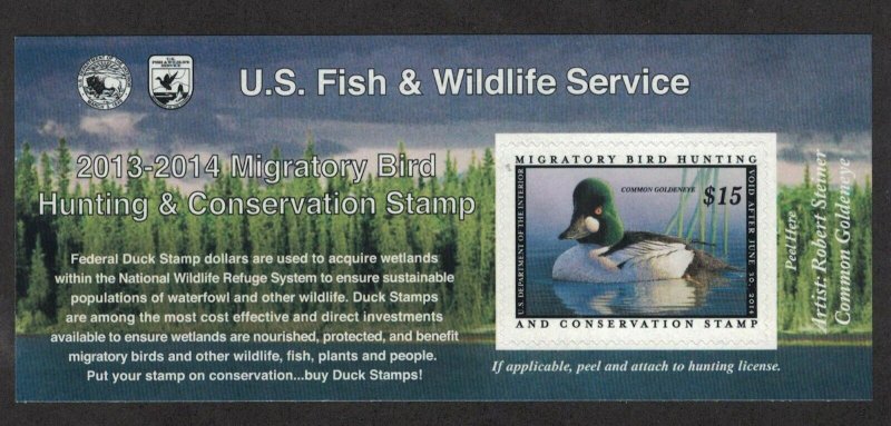 RW80A - Federal Duck Stamp. Self Adhesive Single.  MNH.OG. #02 RW80A