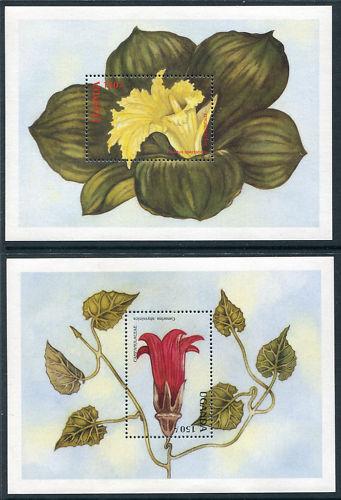 Uganda 620-621, MNH, Flowers. x1755