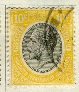 TANGANYIKA; 1927 early GV Head issue fine used 10c. value