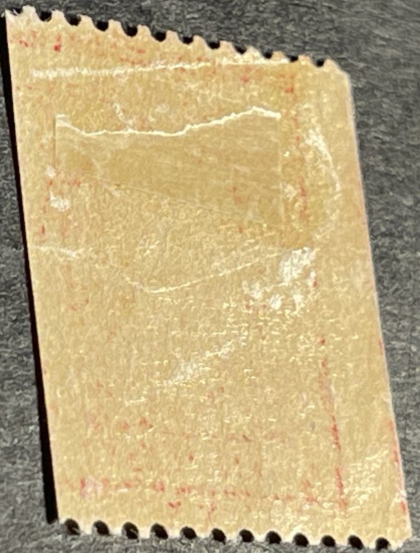 U.S.# 386-MINT/HINGED--CARMINE--1910