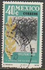 MEXICO 1042, Chilpancingo, CENTENARY AS CAP. OF GUERRERO. USED F-VF. (1289)