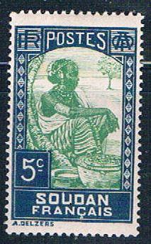 Sudan French 65 MLH Sudanese Woman 1931 (S0847)+