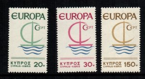 Cyprus  275 - 277  MNH cat $ 5.00