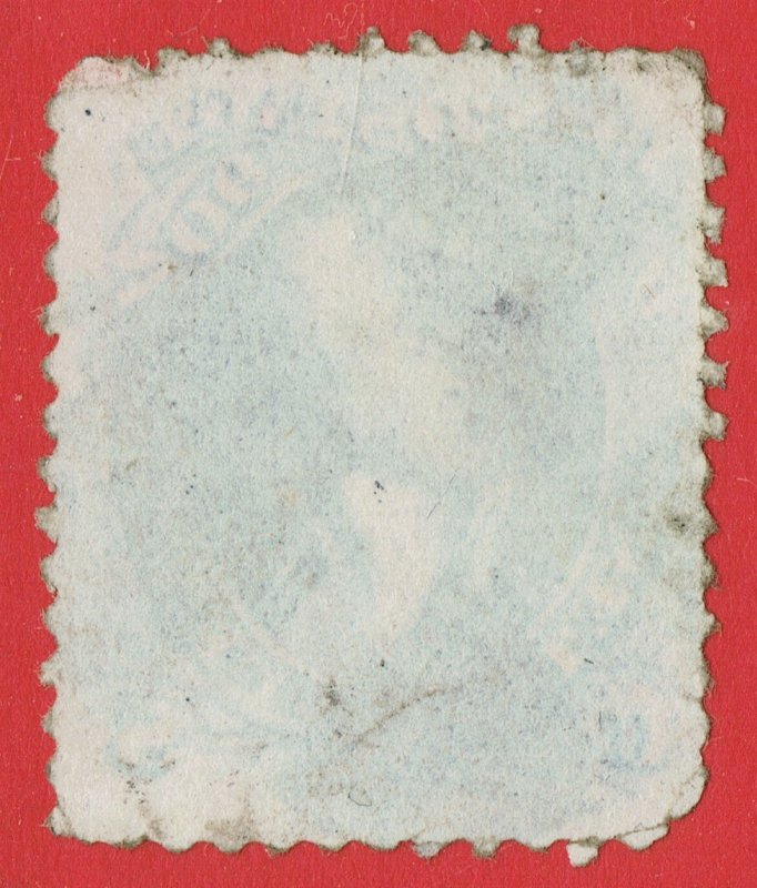 [0786] 1861 Scott#72a 90¢ pale blue used cv :$650 Several faults