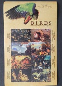 2000 Gambia 3862-3869KL Birds in painting 10,00 €
