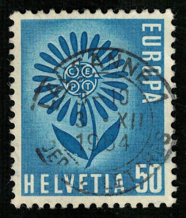 1954, Switzerland 50 Helvetia (T-5295)