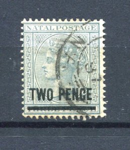 Natal 1891 Sc 73 Used Overprint 8312