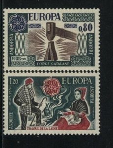 Europa by ANDORRA French MNH Sc 246-47  Value $ 9.50