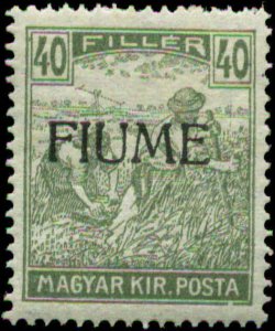 Fiume Scott #12a Mint Hinged