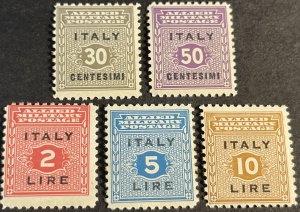 ITALY/TRIESTE # 1N3,1N4 &1N7-1N9-MINTNEVER/HINGED--PART SET--1943