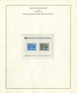 United Nations UN Mint NH 1951 to 1980 New York Stamp Collection