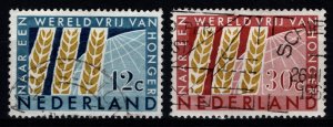 Netherlands 1963 Freedom from Hunger, Set [Used]