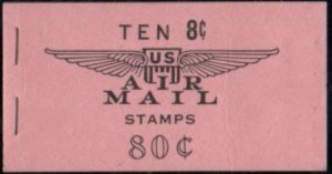 US C64b 80c Black/Pink, Slogan 1 complete MNH