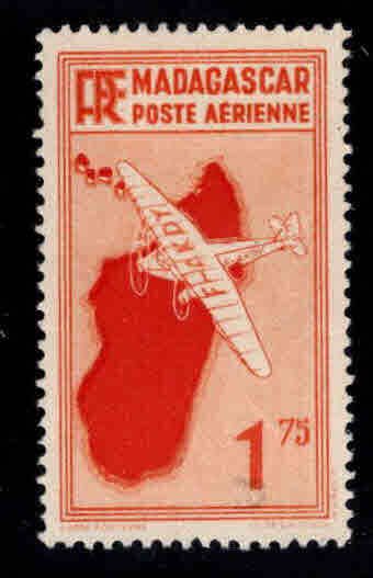 Madagascar Scott C6 MH* Airmail