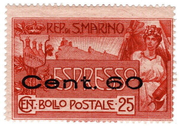 (I.B) San Marino Postal : Expresso 60c